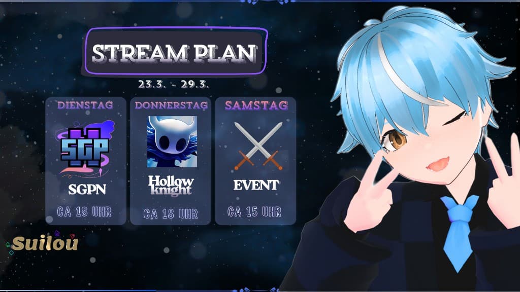 Suilou — Stream Plan